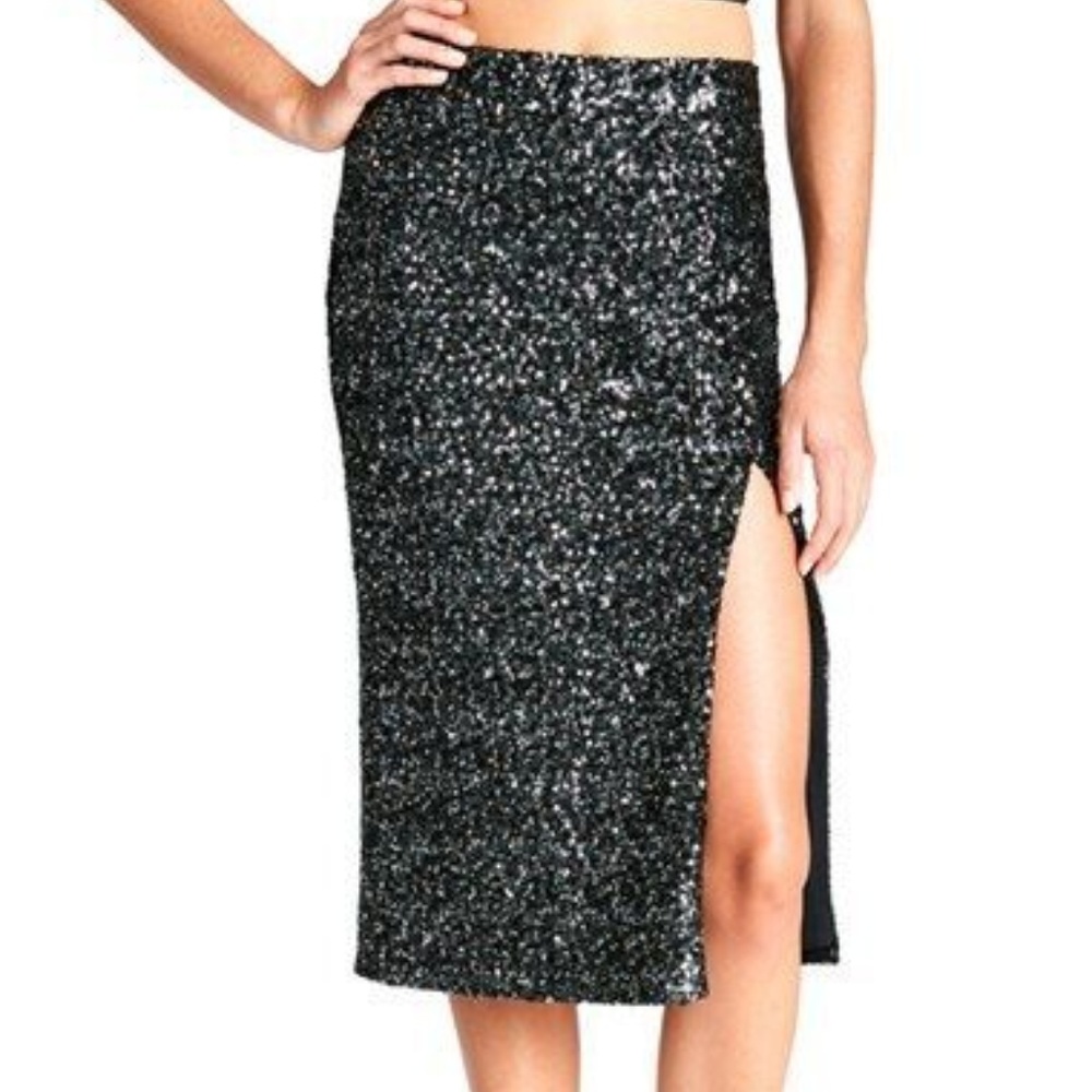 Dress the Population Sequined Skirt